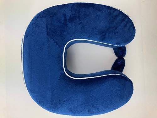 Crystal Fleece Memory Foam Neck Pillow